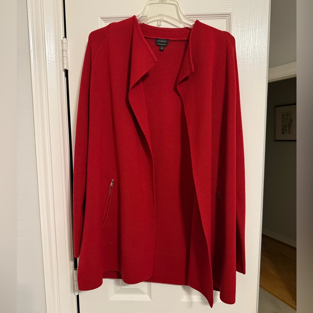 Red Women's Knit Jacket